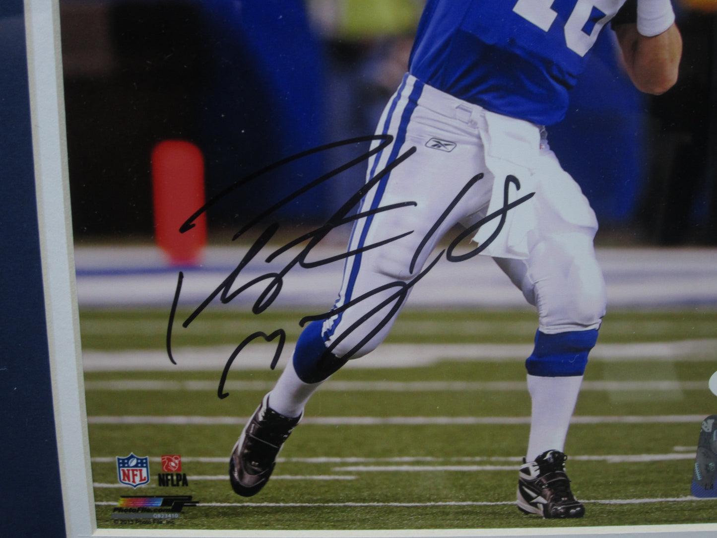 Indianapolis Colts Peyton Manning Hand Signed Autographed 8x10 Photo Framed & Matted with JSA COA