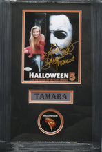 Load image into Gallery viewer, Halloween 5 &quot;Samantha Thomas&quot; Tamara Glynn Hand Signed Autographed 8x10 Photo Framed &amp; Matted with COA