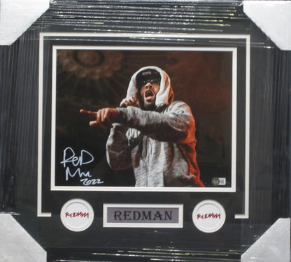 American Rapper Redman Hand Signed Autographed 11x14 Photo Framed & Matted with BECKETT COA