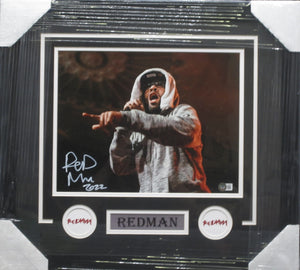 American Rapper Redman Signed 11x14 Photo Framed & Matted with BECKETT COA
