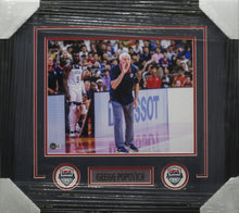 Load image into Gallery viewer, San Antonio Spurs Coach Gregg Popovich Signed 11x14 Photo Framed &amp; Matted with BECKETT COA