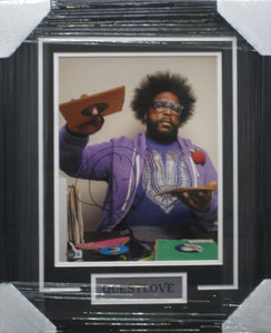 American Jazz/Hip-Hop Musician Questlove Signed 11x14 Photo Framed & Matted with BECKETT COA