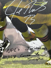 Load image into Gallery viewer, Cleveland Browns Joe Thomas Signed 30x40 Canvas with Multiple Inscriptions with COA