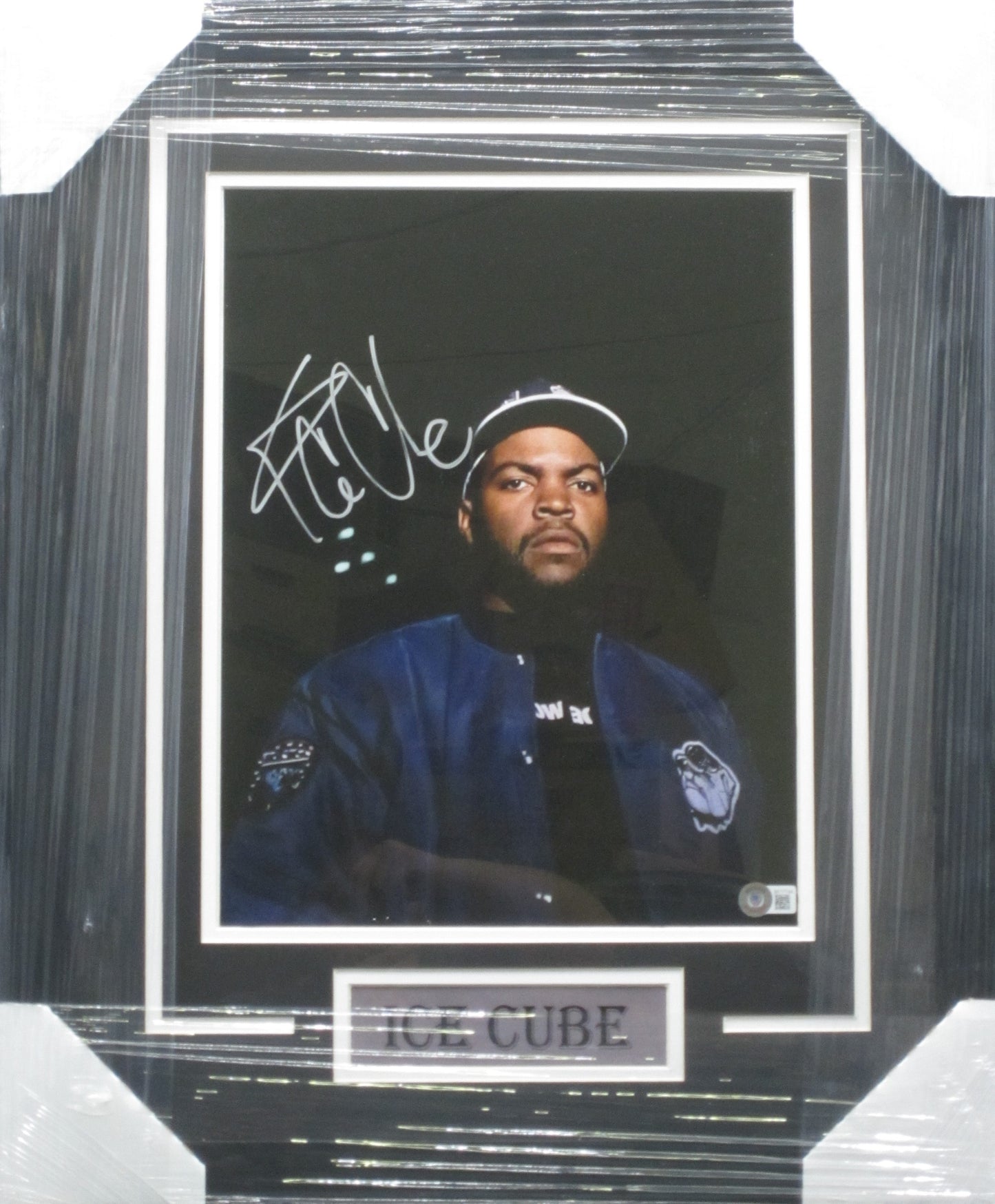 American Rapper Ice Cube Hand Signed Autographed 11x14 Photo Framed & Matted with BECKETT COA