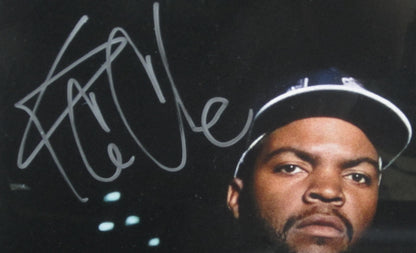 American Rapper Ice Cube Hand Signed Autographed 11x14 Photo Framed & Matted with BECKETT COA