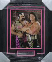 Load image into Gallery viewer, American Wrestling Tag Team Steiner Brothers Dual Signed 11x14 Photo Framed &amp; Matted with PSA COA