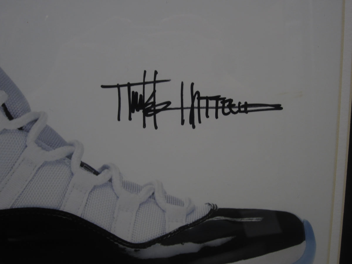 Air Jordan Designer Tinker Hatfield Hand Signed Autographed 11x14 Photo  Custom Framed & Matted with BECKETT COA