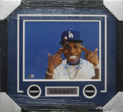 American Rapper DaBaby Hand Signed Autographed 11x14 Photo Custom Framed & Matted with BECKETT COA