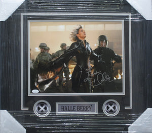 X-Men Movie Series "Storm" Halle Berry Signed 11x14 Photo Framed & Matted with JSA COA