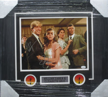 Load image into Gallery viewer, Karate Kid Movie Series &quot;Johnny &amp; Ali&quot; William Zabka &amp; Elizabeth Shue Dual Signed 11x14 Photo Framed &amp; Matted with JSA COA
