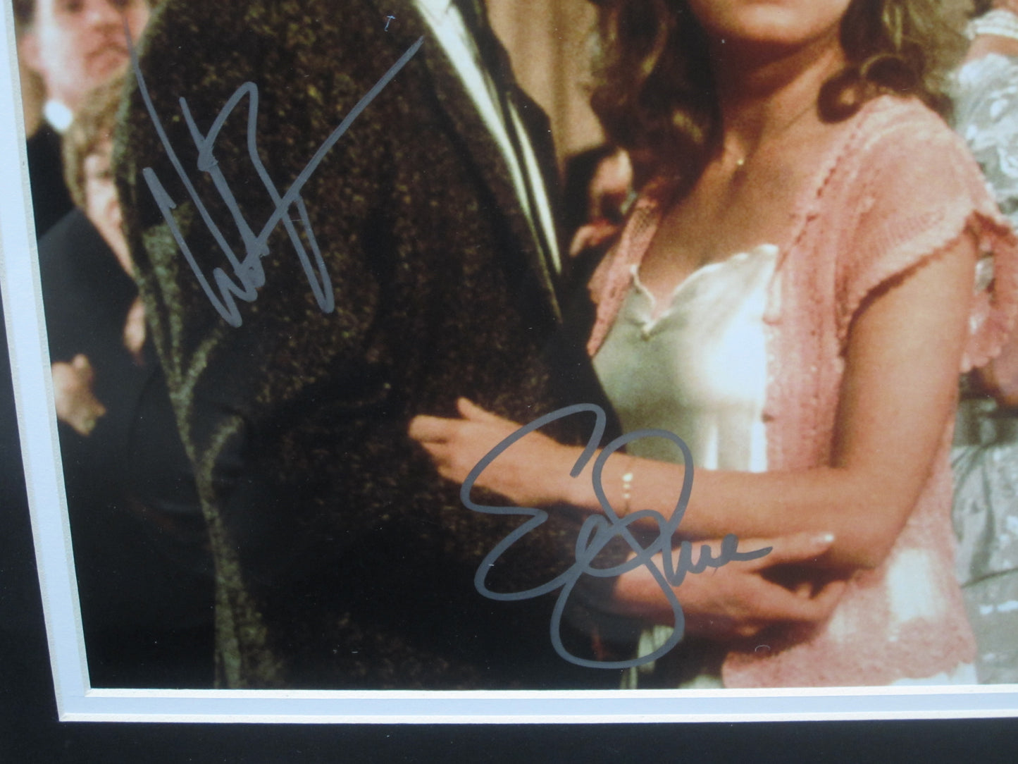 Karate Kid Movie Series "Johnny & Ali" William Zabka & Elizabeth Shue Dual Hand Signed Autographed 11x14 Photo Framed & Matted with JSA COA