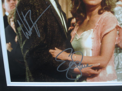 Karate Kid Movie Series "Johnny & Ali" William Zabka & Elizabeth Shue Dual Hand Signed Autographed 11x14 Photo Framed & Matted with JSA COA