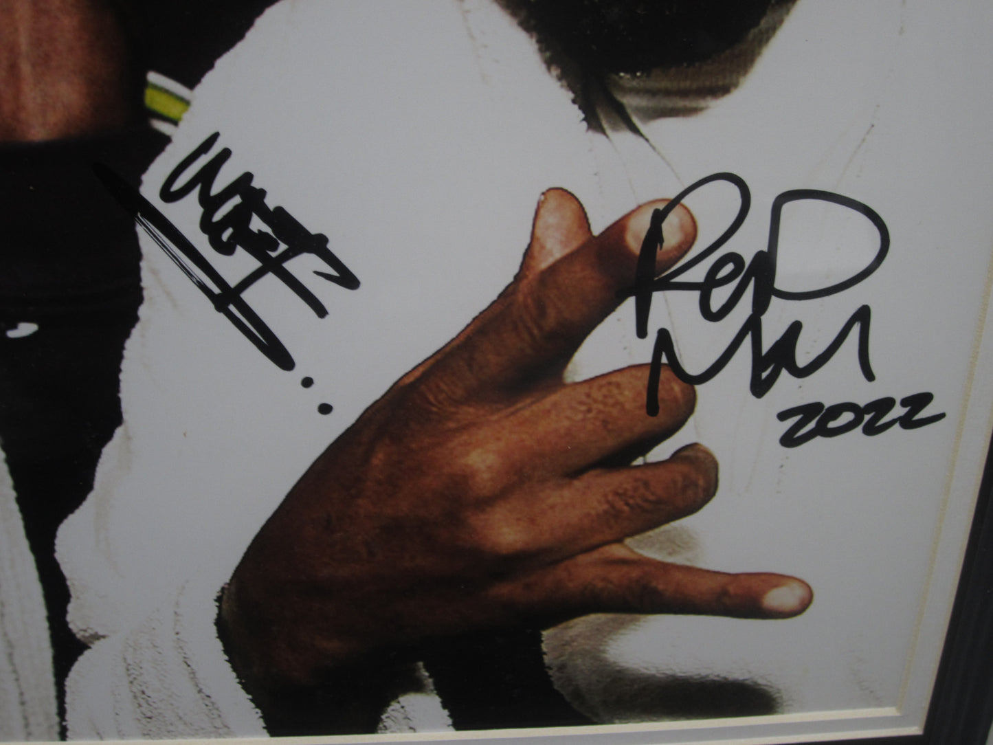 American Rappers Method Man & Redman Dual Hand Signed Autographed 11x14 Photo Framed & Matted with BECKETT COA