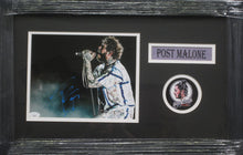 Load image into Gallery viewer, American Hip-Hop Artist Post Malone Signed 8x10 Photo Framed &amp; Matted with JSA COA
