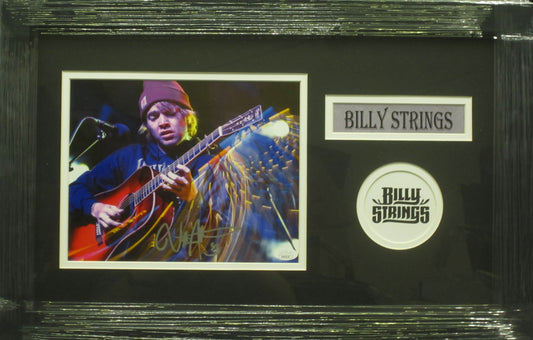 American Country Musician Billy Strings Hand Signed Autographed 8x10 Photo Framed & Matted with COA