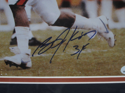 Auburn University Tigers Bo Jackson Hand Signed Autographed 8x10 Photo Framed & Matted with COA