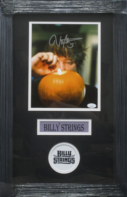 American Country Musician Billy Strings Hand Signed Autographed 8x10 Photo Framed & Matted with COA