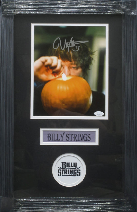 American Country Musician Billy Strings Hand Signed Autographed 8x10 Photo Framed & Matted with COA