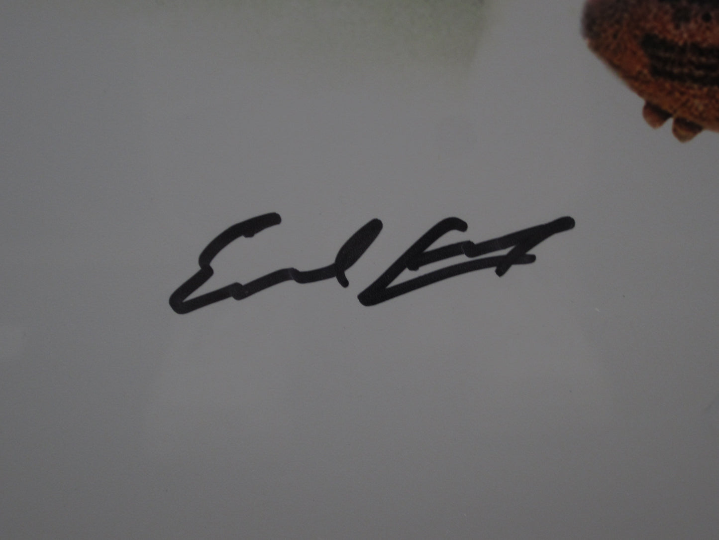 Houston Oilers Earl Campbell Hand Signed Autographed 11x14 Photo Framed & Matted with BECKETT COA