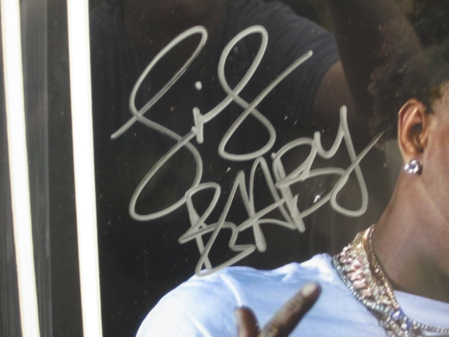 American Rapper Lil Baby Hand Signed Autographed 11x14 Photo Framed & Matted with BECKETT COA