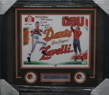 Load image into Gallery viewer, Cleveland Browns / Ohio State Buckeyes Dante Lavelli Hand Signed Autographed 11x14 Lithograph with &quot;Gluefingers&quot; &amp; HOF 1975 Inscriptions Framed &amp; Matted with COA