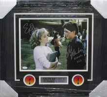 Load image into Gallery viewer, Karate Kid Movie Series &quot;Daniel &amp; Ali&quot; Ralph Macchio &amp; Elizabeth Shue Hand Signed Autographed 11x14 Photo with Karate Kid Inscription Framed &amp; Matted with JSA COA