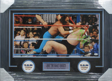 Load image into Gallery viewer, American Professional Wrestler Jake &quot;The Snake&quot; Roberts Signed Panoramic Photo Framed &amp; Matted with COA
