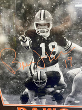Load image into Gallery viewer, Cleveland Browns Bernie Kosar Signed 16x20 Photo Framed &amp; DAWG POUND Matted with COA