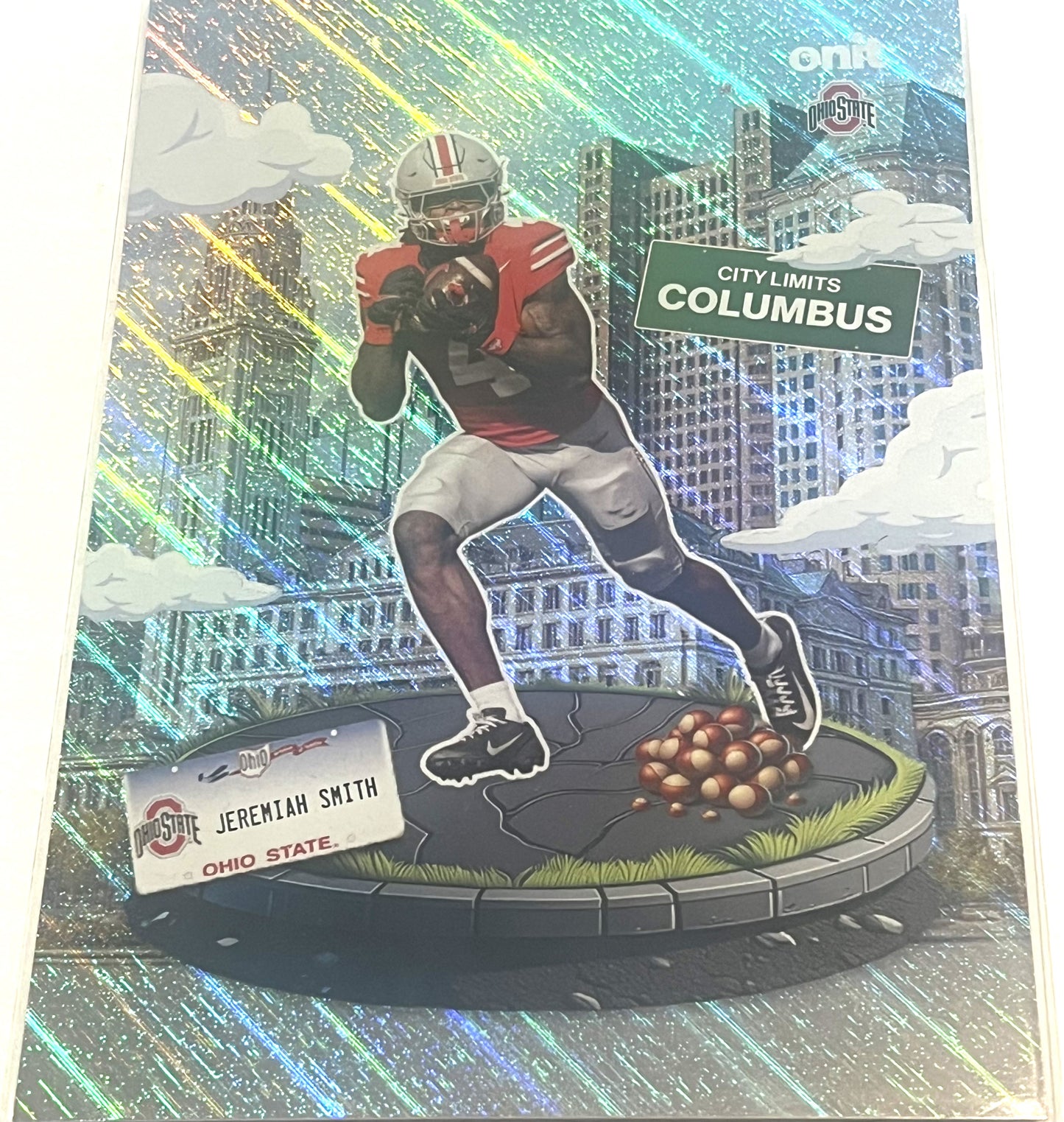 Pre-Sale Jeremiah Smith Hand Signed Autographed Oversized 5x7 Jumbo 2025 Onit City Limits Card