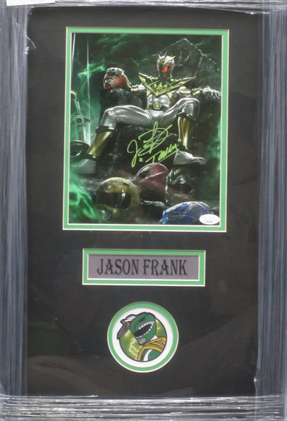 Power Rangers TV Series "Tommy Oliver" Jason Frank Hand Signed Autographed 8x10 Photo with "Tommy" Inscription Framed & Matted with JSA COA