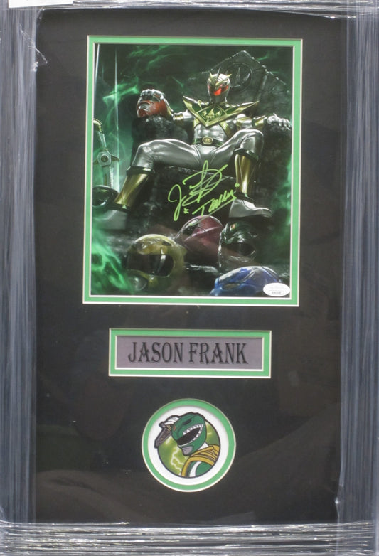 Power Rangers TV Series "Tommy Oliver" Jason Frank Hand Signed Autographed 8x10 Photo with "Tommy" Inscription Framed & Matted with JSA COA