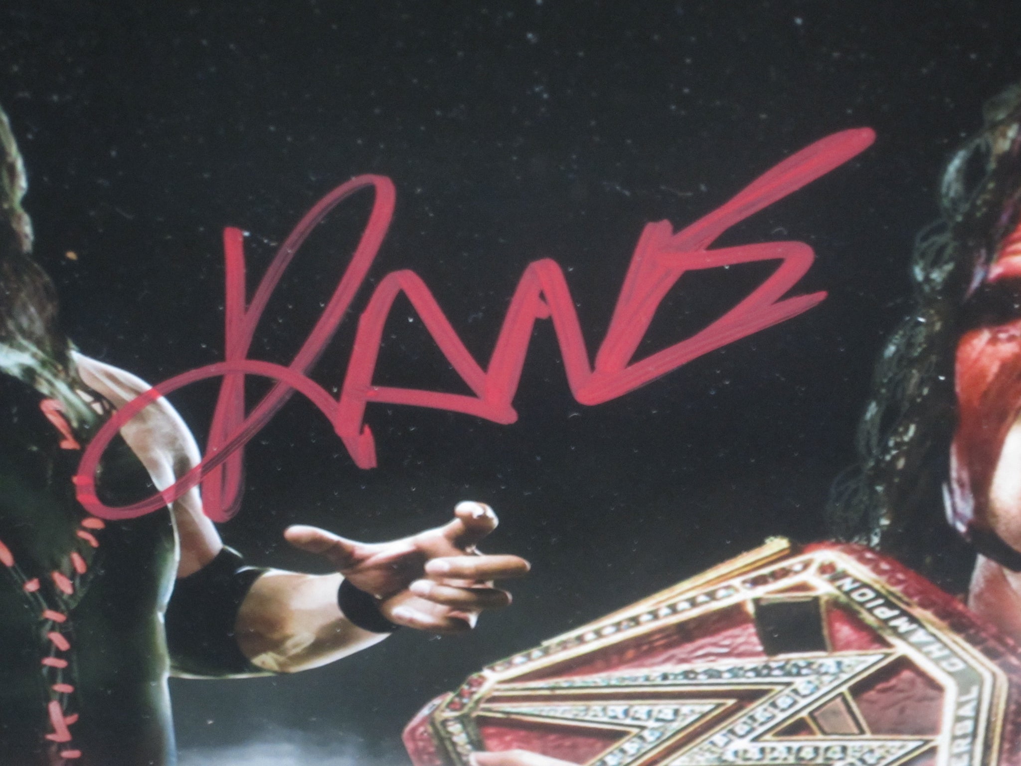 Kane Autograph American Professional Wrestler Kane Hand Signed Autographed 8x10 Photo ...