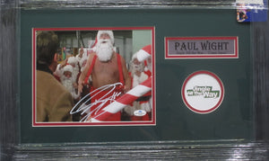 Jingle All the Way "Huge Santa" Paul Wight Signed 8x10 Photo Framed & Matted with COA