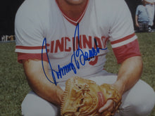 Load image into Gallery viewer, Cincinnati Reds Johnny Bench Signed 8x10 Photo Framed &amp; Matted with COA