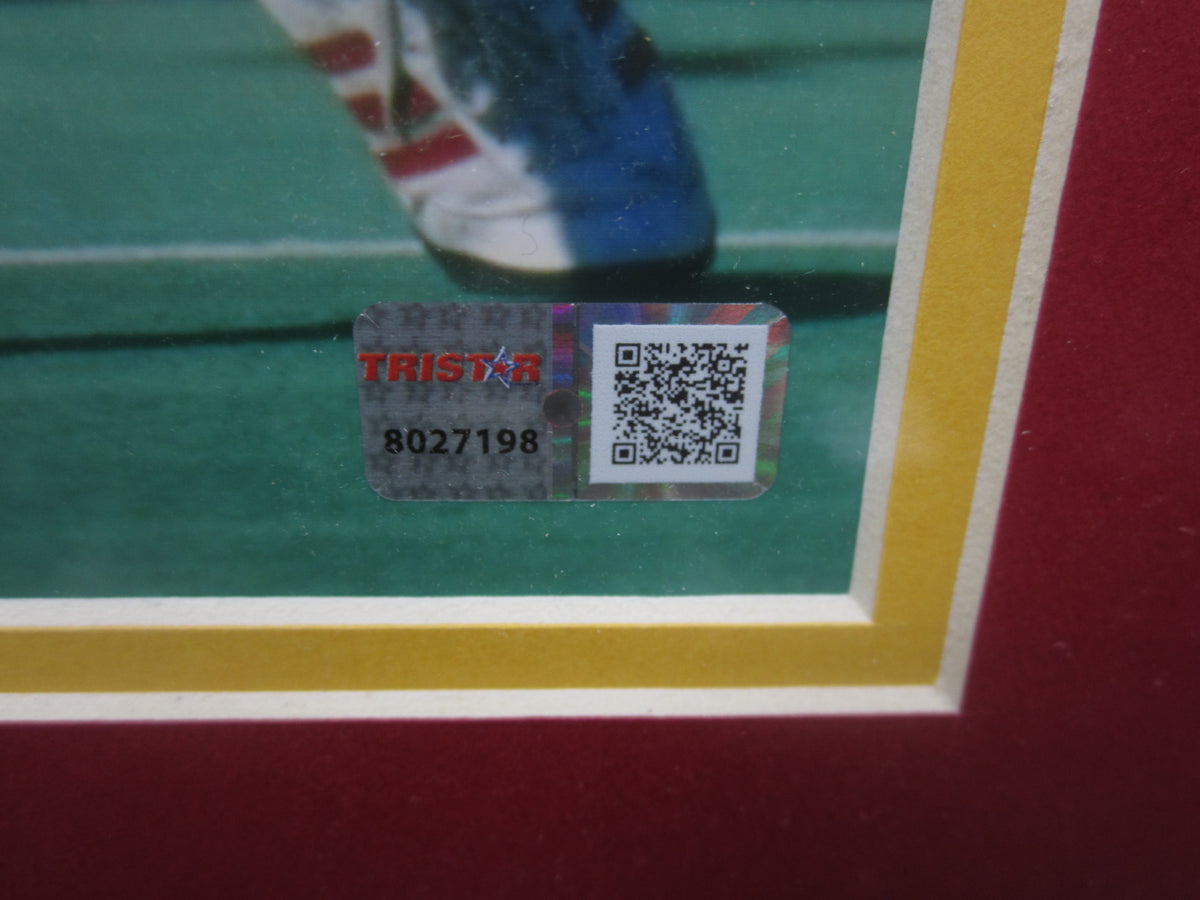 Kansas City Chiefs Christian Okoye Hand Signed Autographed 8x10 Photo Custom Framed & Matted with COA