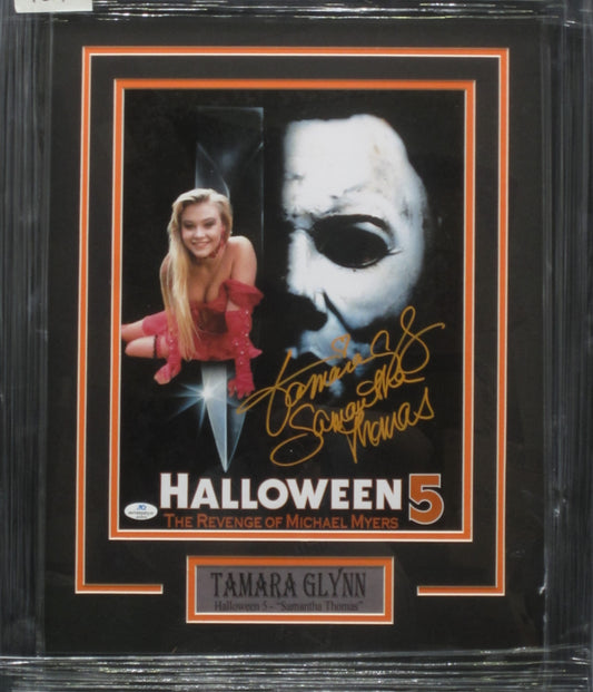 Halloween 5 "Samantha Thomas" Tamara Glynn Hand Signed Autographed 11x14 Photo Framed & Matted with COA