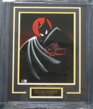 Load image into Gallery viewer, Batman Movie/Television Series &quot;Voice of Batman&quot; Kevin Conroy Hand Signed Autographed11x14 Photo with Batman Inscription Framed &amp; Matted with BECKETT COA