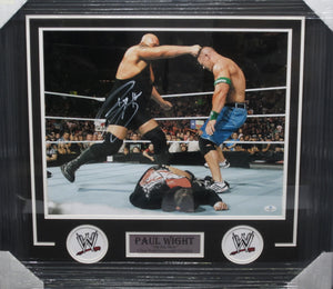 American Professional Wrestler Paul "Big Show" Wight Hand Signed Autographed 16x20 Photo Framed & Matted with COA