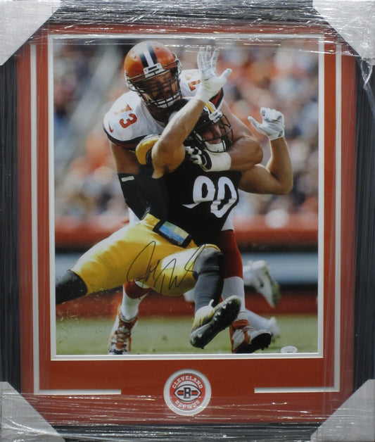 Cleveland Browns Joe Thomas Hand Signed Autographed 16x20 Photo Framed & Matted with JSA COA