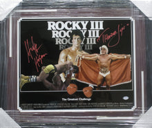 Load image into Gallery viewer, Rocky III &quot;Thunder Lips&quot; Hulk Hogan Hand Signed Autographed 16x20 Photo with &quot;Thunder Lips&quot; Inscription Framed &amp; Matted with PSA COA