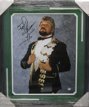Load image into Gallery viewer, American Professional Wrestler &quot;Million Dollar Man&quot; Ted DiBiase Signed 16x20 Photo Framed &amp; Matted with PSA COA