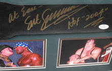 Load image into Gallery viewer, American Professional Wrestler Seargent Slaughter Hand Signed Autographed WWE Heavyweight Champion Belt with HOF &quot;2004&quot; Inscription Framed &amp; SGT. SLAUGHTER Matted with COA