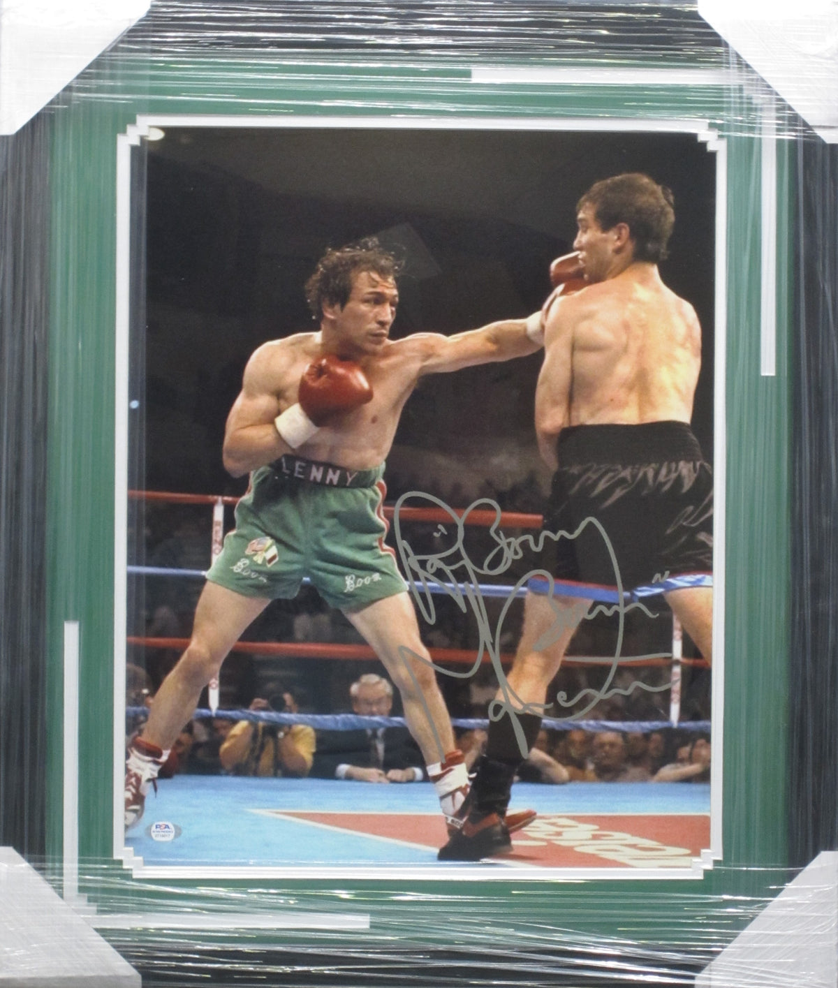 American Boxer Ray "Boom Boom" Mancini Hand Signed Autographed 16x20 Photo Framed & Matted with PSA COA