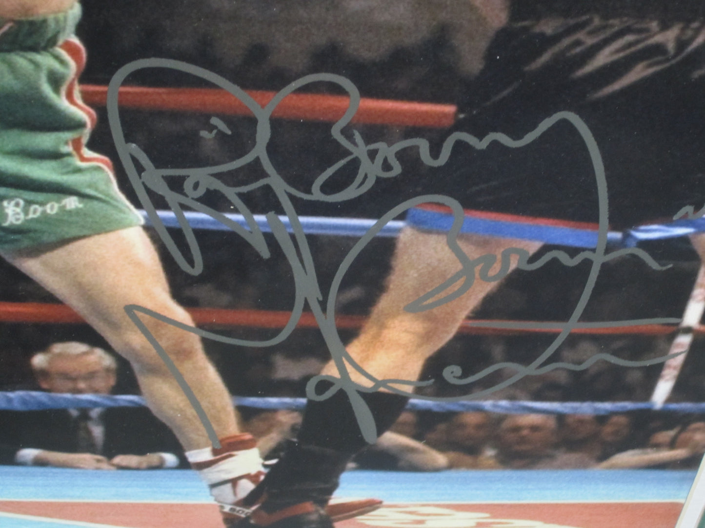 American Boxer Ray "Boom Boom" Mancini Hand Signed Autographed 16x20 Photo Framed & Matted with PSA COA