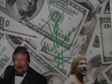 Load image into Gallery viewer, American Professonal Wrestlers &quot;Million Dollar Man&quot; Ted DiBiase &amp; Ted DiBiase Jr. Dual Signed 16x20 Photo Framed &amp; Matted with PSA COA