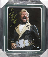 Load image into Gallery viewer, American Professional Wrestler &quot;Million Dollar Man&quot; Ted DiBiase Hand Signed Autographed 16x20 Photo Framed &amp; Matted with PSA COA