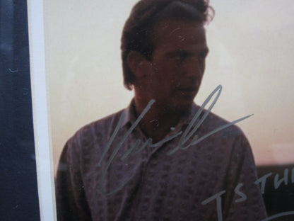 Field of Dreams "Ray Kinsella" Kevin Costner & "John Kinsella" Dwier Brown Dual Signed 8x10 Photo with IS THIS HEAVEN? Dwier Brown Inscription Framed & Matted with CAS COA