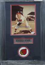 Load image into Gallery viewer, Milwaukee Braves Warren Spahn SIGNED 8x10 Framed Photo WITH COA