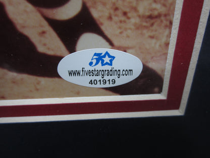 Milwaukee Braves Warren Spahn Hand Signed Autographed 8x10 Photo Custom Framed & Matted with COA