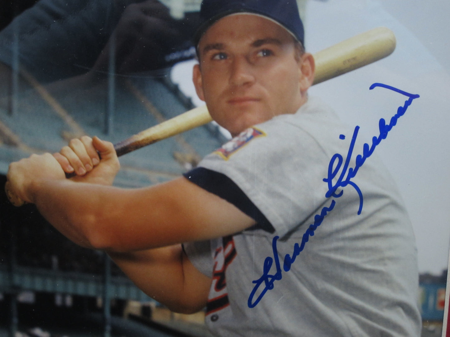 Minnesota Twins Harmon Killebrew Hand Signed Autographed 8x10 Photo Custom Framed & Matted with COA